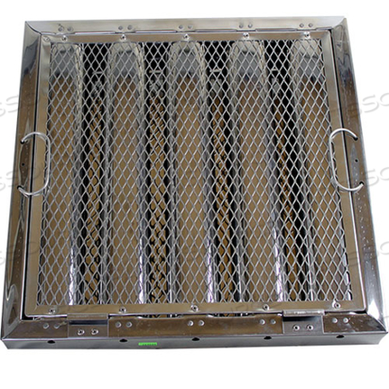 Заменяет AllPoints Foodservice 264609ЖИРОВОЙ ФИЛЬТР, Н/С - 16 X 16 X 2