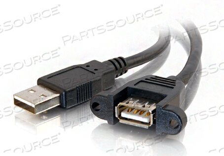 OEM#: 280632FT USB 2.0 AM TO AF КАБЕЛЬ ДЛЯ МОНТАЖА НА ПАНЕЛЬ Legrand AV (C2G)