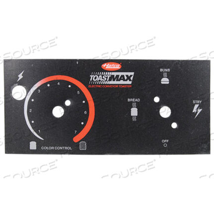 OEM#: X07.03.465.00ДЕКАЛЬ, ПЛАСТИНА УПРАВЛЕНИЯ, TM-5H от Hatco Corp