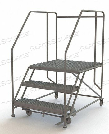 OEM#: WLWP133636SLMOBILE 3 STEP STEEL 36W X 36L WORK PLATFORM LADDER - 800 LB. CAPACITY by Tri-Arc