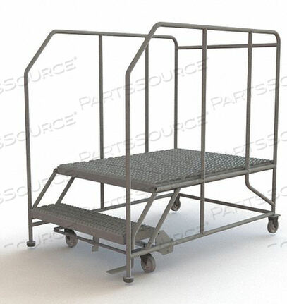 OEM#: WLWP123648SLМОБИЛЬНАЯ 2-Х СТУПЕНЧАТАЯ СТАЛЬНАЯ ЛЕСТНИЦА 36 Ш X 48 Л - ГРУЗОПОДЪЕМНОСТЬ 800 ФУНТОВ от Tri-Arc
