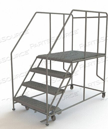 OEM#: WLWP143648SLМОБИЛЬНАЯ 4-СТУПЕНЧАТАЯ СТАЛЬНАЯ ЛЕСТНИЦА 36 Ш X 48 Л - ГРУЗОПОДЪЕМНОСТЬ 800 ФУНТОВ от Tri-Arc