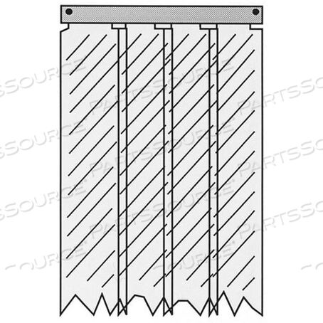 Заменяет Kason 402LA6064284KASON® - 401SA6064284ПОЛОСОВАЯ ЗАНАВЕСКА