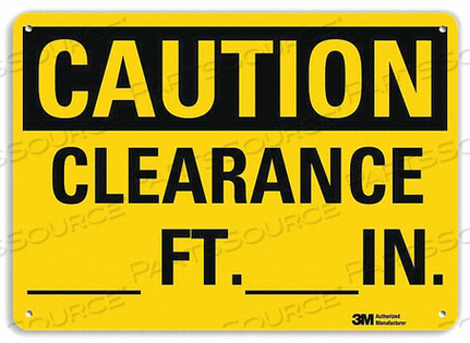 OEM#: U4-1130-NP_10X7ПЛАСТИКОВЫЙ ПРЕДУПРЕЖДАЮЩИЙ ЗНАК С 4 ОТВЕРСТИЯМИ 10 X7 от Lyle Signs Inc.