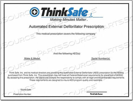 OEM#: RX01AED/ДЕФИБРИЛЛЯТОР РЕЦЕПТ С RX от First Voice