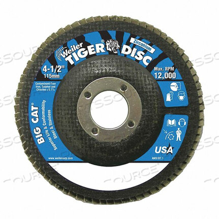 OEM#: 50803VFLAP DISC 40 GRIT 7/8 ДЮЙМА КРУПНЫЙ ОТДЕЛ от Weiler