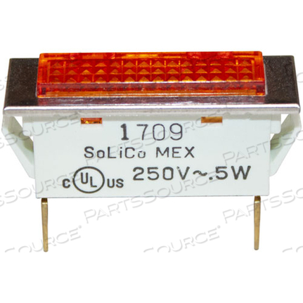 Replaces Cleveland Range, LLC SK2235000SIGNAL LIGHT 3/8 X 1-5/16 AMBER 250