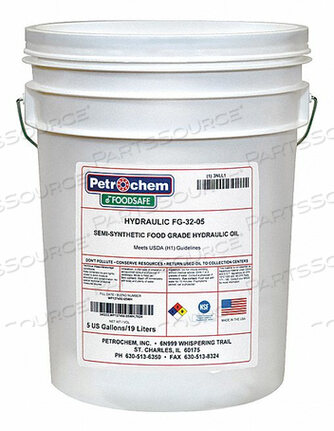 OEM#: FOODSAFE HYDRAULIC FG-32-005ПИЩЕВОЕ ПОЛУСИНТЕТИЧЕСКОЕ ГИДРАВЛИЧЕСКОЕ МАСЛО ISO 32 от Petrochem