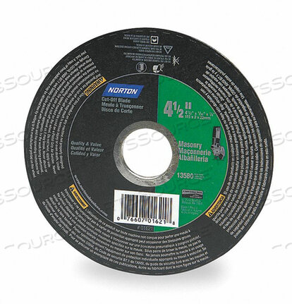 OEM#: 66252922688ОТРЕЗНОЙ КРУГ 57A244-TB25N 7 X.093 X5/8 от Norton | Saint-Gobain Abrasives