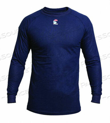 OEM#: C52FKSRLS4XH3393 FR LONG SLEEVE T-SHIRT NAVY 4XL by National Safety Apparel