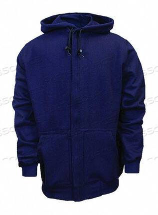 OEM#: C21WT05LGFR СВИТШОТ С КАПЮШОНОМ И МОЛНИЕЙ, ТЕМНО-СИНЯЯ L от National Safety Apparel
