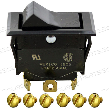 Заменяет AllPoints Foodservice 421077 КУЛИСНЫЙ ПЕРЕКЛЮЧАТЕЛЬ 7/8 X 1-1/2 DPDT