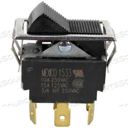 Заменяет Star Manufacturing 2E-45651SWITCH, ON/OFF BLACK ROCKER