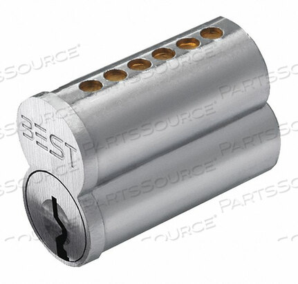 OEM#: 1C6R1626СМЕННЫЙ СЕРДЕЧНИК САТИНОВЫЙ ХРОМ 6 ШТИФТОВ от Best