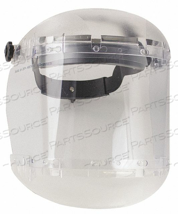 OEM#: S38410380 SERIES MAX LIGHT RACHETING FACESHIELD, DUAL CROWN, ПРОЗРАЧНЫЙ, ПОЛИКАРБОНАТ от Sellstrom