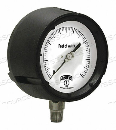 OEM#: PAL6013ALT-STATPRESSURE GAUGE 4-1/2 DIAL SIZE BLACK от Winters Instruments