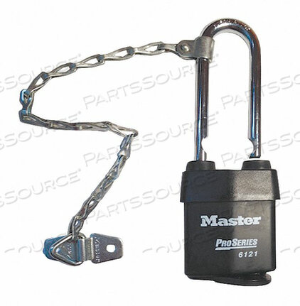 OEM#: 6121KALJCN10G010НАВЕСНОЙ ЗАМОК С КЛЮЧОМ 7/8 ДЮЙМА, ЧЕРНЫЙ, от Master Lock