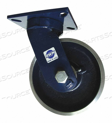 OEM#: 76-FSR-0830-SKINGPINLESS PLATE CASTER SWIVEL 5500 LB. от RWM