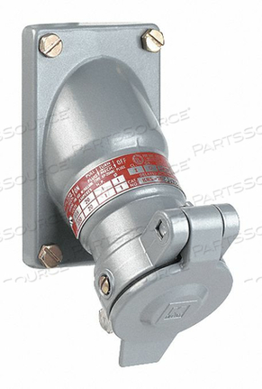 OEM#: KRS-20PIN AND SLEEVE RECEPTACLE 120VAC 20A by Hubbell Power Systems