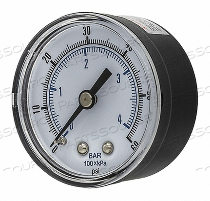 OEM#: SEP-102D-204D-BSPTМАНОМЕТР ОБЩЕГО НАЗНАЧЕНИЯ С 2 ШКАЛАМИ от PIC Gauges