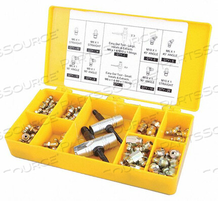 OEM#: 5NUF3 СМАЗОЧНЫЙ ФИТИНГ И МОНТАЖНЫЙ КОМПЛЕКТ МЕТРИЧЕСКИЙ от Westward