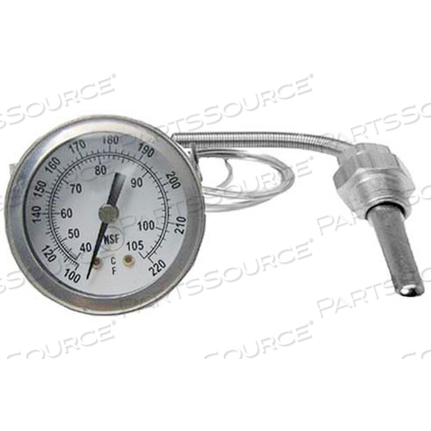 Replaces Non-Medical SOP65-1135THERMOMETER2, 100-220-F, U-CLAMP
