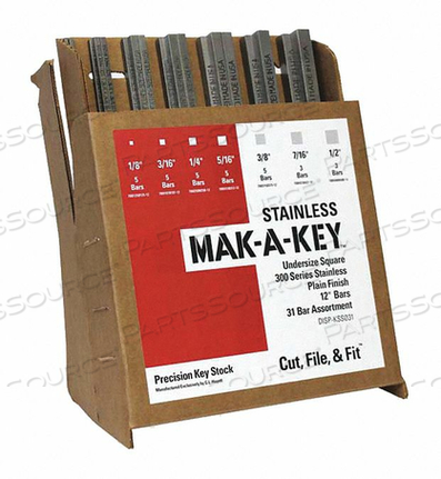 OEM#: DISP-KSS031НАБОР КЛЮЧЕЙ 31 ШТ. ДЛИНА 1 ФУТ от G.L. Huyett