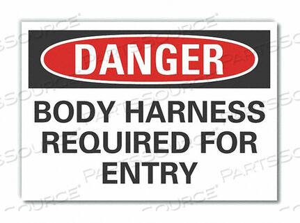 OEM#: LCU4-0516-ND_14X10НАКЛЕЙКА ОПАСНОСТЬ ЖГУТ БЕЗОПАСНОСТИ 14 X10 от Lyle Signs Inc.