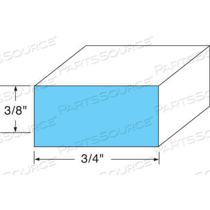 Заменяет AllPoints Foodservice 741318 ДВЕРНАЯ ПРОКЛАДКА ГУБЧАТАЯ РЕЗИНА - 10 ФУТОВ