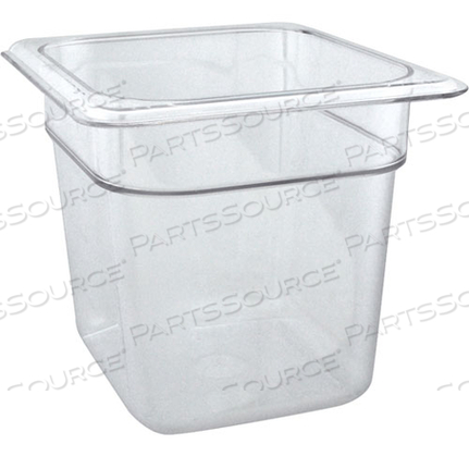 Replaces Cambro 66CW-135PAN POLY SIXTH X 6 -135CLEAR QD