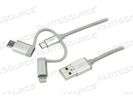 OEM#: LTCUB1MGRUSB МНОГОФУНКЦИОНАЛЬНЫЙ КАБЕЛЬ ДЛЯ ЗАРЯДКИ ПОЗВОЛЯЕТ ВАМ НОСИТЬ ОДИН КАБЕЛЬ ДЛЯ ВСЕХ ВАШИХ ПОТРЕБНОСТЕЙ В ЗАРЯДКЕ от StarTech.com Ltd.