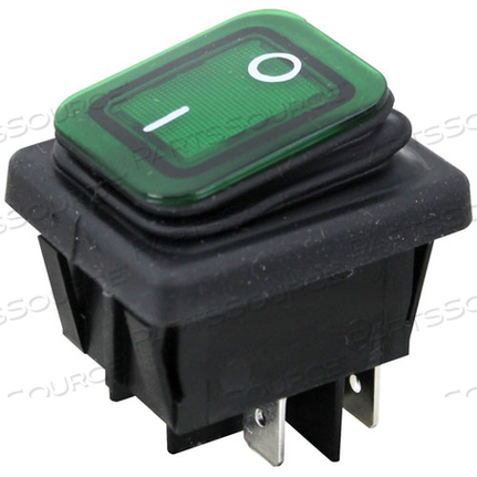 Заменяет Prince Castle 78-184SSWITCH - ROCKER, LIGHTS (ЗЕЛЕНЫЙ)