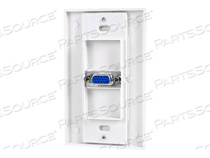 OEM#: VGAPLATESОДИНАРНАЯ РОЗЕТКА 15-КОНТАКТНАЯ НАСТЕННАЯ ПЛАСТИНА VGA FEMALE - БЕЛАЯ - НАСТЕННАЯ ПЛАСТИНА - БЕЛАЯ от StarTech.com Ltd.