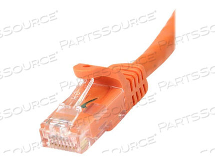 OEM#: N6PATCH25ORGIGABIT SNAGLESS RJ45 UTP CAT6 PATCH CABLE CORD - PATCH CABLE - RJ-45 (M) TO RJ-45 (M) - 25 ФУТОВ - UTP - CAT 6 - ЛИТОЙ, SNAGLESS - ОРАНЖЕВЫЙ от StarTech.com Ltd.