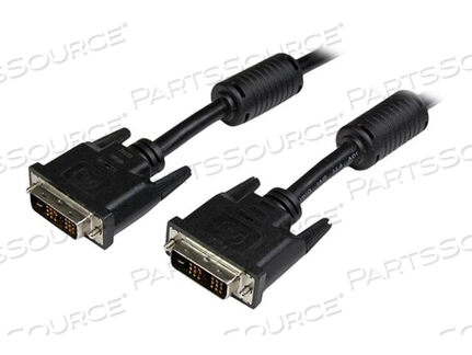OEM#: DVIDSMM1515FT 28 AWG DVI-D MALE/MALE ЭКРАНИРОВАННЫЙ ОДНОКАНАЛЬНЫЙ ЦИФРОВОЙ КАБЕЛЬ ДЛЯ МОНИТОРИНГА - ЧЕРНЫЙ от StarTech.com Ltd.