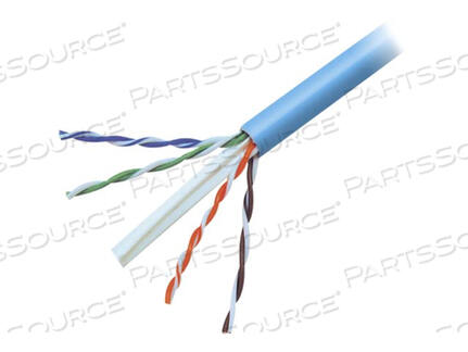 OEM#: A7L704-1000BL-PCAT6 сплошной кабель в бухтах 4PR, 24 AWG, 1000 футов, синий, пленум от Belkin