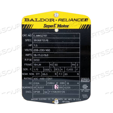 OEM#: 2314СБОРКА ДВИГАТЕЛЯ НАСОСА от Douglas Machines