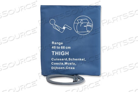 Заменяет GE Healthcare 2468МНОГОРАЗОВАЯ МАНЖЕТА ДЛЯ НИАД С ДВУМЯ ШЛАНГАМИ ДЛЯ БЕДРА 38–50 СМ В УПАКЕ 1