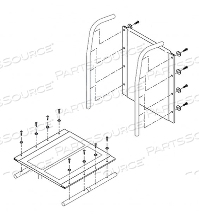 24 ВИНИЛОВАЯ ОБИВКА ЗАДНЕГО СИДЕНЬЯ ИНВАЛИДНОЙ КОЛЯСКИ - ЧЕРНАЯ