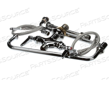 OEM#: 146222ДВОЙНОЙ СМЕСИТЕЛЬ ДЛЯ КУХНИ С H-ОБРАЗНЫМ ИЗЛИВОМ И ПОДСТАКАНЧИКОМ от Groen