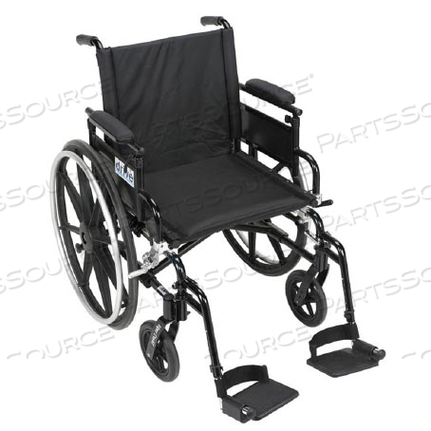 КОЛЯСКА ДЛЯ КОЛЯСОК, СИДЕНЬЕ 20 ДЮЙМОВ, НАГРУЗКА 300 ФУНТОВ, АЛЮМИНИЕВАЯ РАМА, НЕЙЛОНОВОЕ СИДЕНЬЕ, ЧЕРНАЯ ОБИВКА