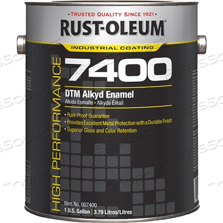 717402 КРАСКА RUST-OLEUM 7400, 1 ГАЛЛОН, ПРОЗРАЧНАЯ, ГЛЯНЦЕВАЯ, ВЫСОКОЭФФЕКТИВНАЯ