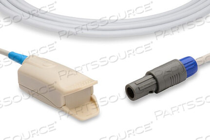 Replaces Philips Healthcare S410-97D0DRE COMPATIBLE DIRECT-CONNECT SPO2 SENSOR ADULT CLIP BAG OF 1