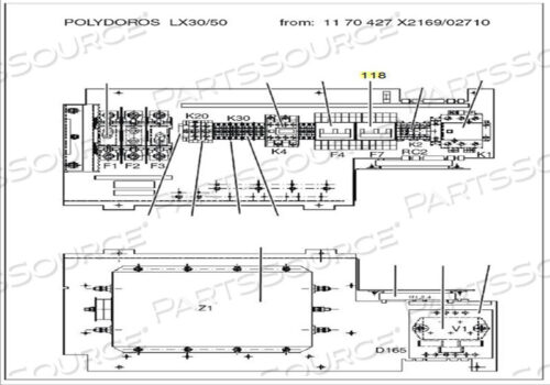 Заменяет Siemens Medical Solutions 7743172N CUTOUT 10A 440VAC 3POL.CAR.C