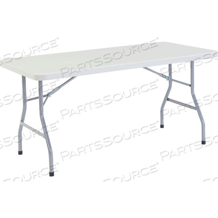 OEM#: INT-BT3060-21СКЛАДНОЙ ПЛАСТИКОВЫЙ СТОЛ INTERION, 30 X 60, БЕЛЫЙ от National Public Seating