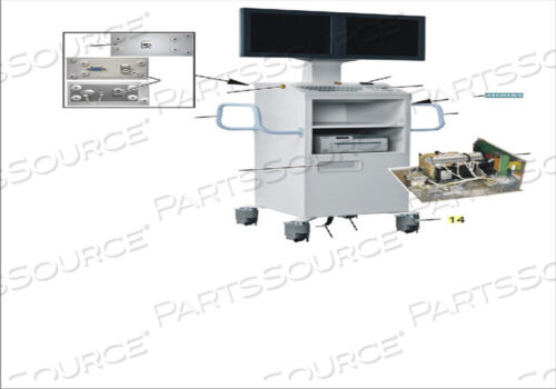 OEM#: 10397369НАПРАВЛЯЮЩИЕ КОЛЕСА С ЦЕНТРАЛЬНЫМ БЛОКИРОВКОЙ от Siemens Medical Solutions