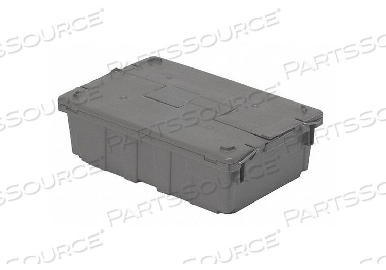 OEM#: FP08 GRAYAКОНТЕЙНЕР С ПРИКРЕПЛЕННОЙ КРЫШКОЙ 0,8 CU FT СЕРЫЙ от Lewisbins