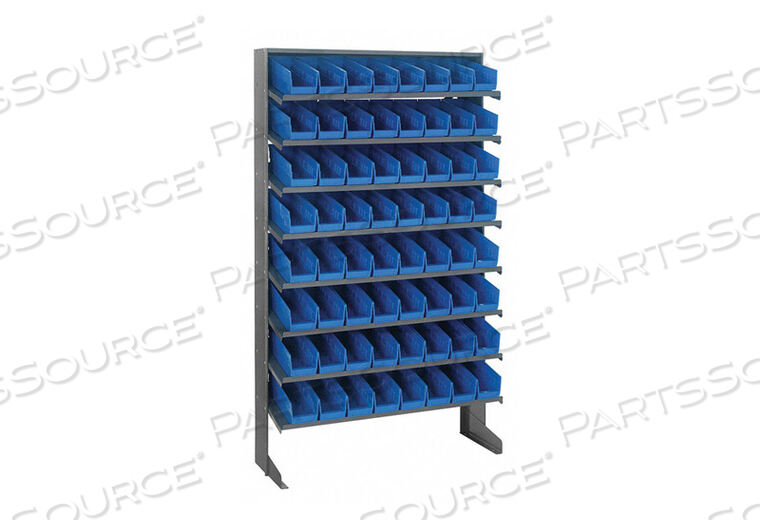 OEM#: QPRS-201BLG7016 СТОЙКА ДЛЯ ОТБОРА 60 ОБЩАЯ ВЫСОТА 64 ЯЩИКА СИНИЙ от Quantum Storage Systems