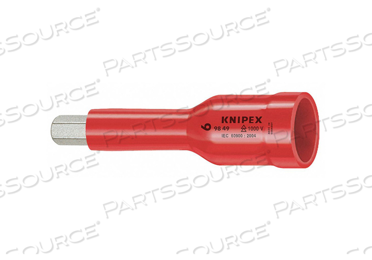 OEM#: 98 49 05 ТОРЦЕВОЙ КЛЮЧ ИЗОЛИРОВАННЫЙ 1/2 ДЮЙМА 5 ММ от Knipex