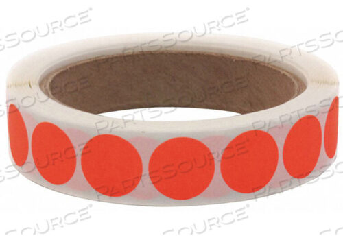 OEM#: 119-0003ULABEL CIRCLE PAPER 3/4 H RED 1000 от Roll Products